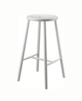 Billede af FDB Møbler J27B Barstol Børge Mogensen H: 75 cm - Hvid FORUDBESTIL: MARTS 2026 