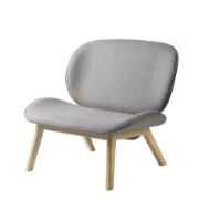 Billede af FDB Møbler L32 Suru Loungestol H: 82 cm - Eg/Grå 