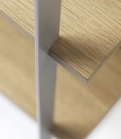 Billede af FDB Møbler A91 Nordhavn Reol H: 81,6 x 160,5 cm - Eg/Silk Grey 