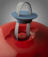 Billede af Foscarini Cri Cri Outdoor Ø: 23,5 cm - Rosso