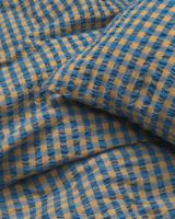 Billede af Juna Bæk&Bølge Sengetøj inkl. Pudebetræk 140x220 cm - Blå/Okker 