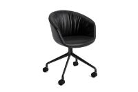 Billede af HAY AAC 25 Soft About A Chair SH: 46 cm - Black Powder Coated Aluminium/Sense Black
