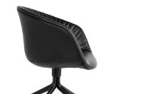 Billede af HAY AAC 25 Soft About A Chair SH: 46 cm - Black Powder Coated Aluminium/Sense Black