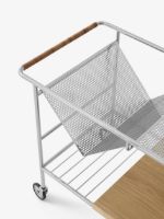 Billede af &Tradition Alima NDS1 Barvogn H: 59,4 cm - Chrome/Oak