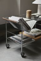 Billede af &Tradition Alima NDS1 Barvogn H: 59,4 cm - Chrome/Oak