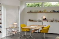 Billede af &Tradition Alima NDS1 Barvogn H: 59,4 cm - Chrome/Oak