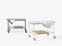 Billede af &Tradition Alima NDS1 Barvogn H: 59,4 cm - Matt Black/Walnut