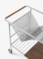 Billede af &Tradition Alima NDS1 Barvogn H: 59,4 cm - Chrome/Walnut