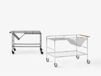 Billede af &Tradition Alima NDS1 Barvogn H: 59,4 cm - Chrome/Walnut