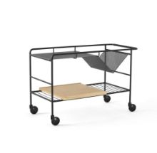 Billede af &Tradition Alima NDS1 Barvogn H: 59,4 cm - Matt Black/Oak
