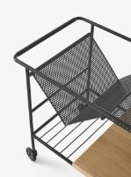 Billede af &Tradition Alima NDS1 Barvogn H: 59,4 cm - Matt Black/Oak
