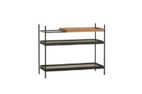 Billede af Woud Tray Shelf Low 81x100 cm - Walnut/Black