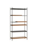 Billede af Woud Tray Shelf High 201x100 cm - Walnut/Black