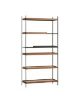 Billede af Woud Tray Shelf High 201x100 cm - Walnut/Black