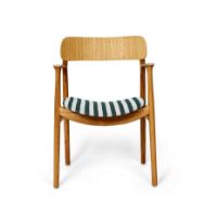 Billede af Bent Hansen Asger Stol M. Polstring H: 80 cm - Olieret Eg/Vils 22-100/151 