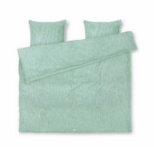 Billede af Juna Monochrome Lines Sengetøj inkl. Pudebetræk 200x220 cm - Grøn/Hvid 