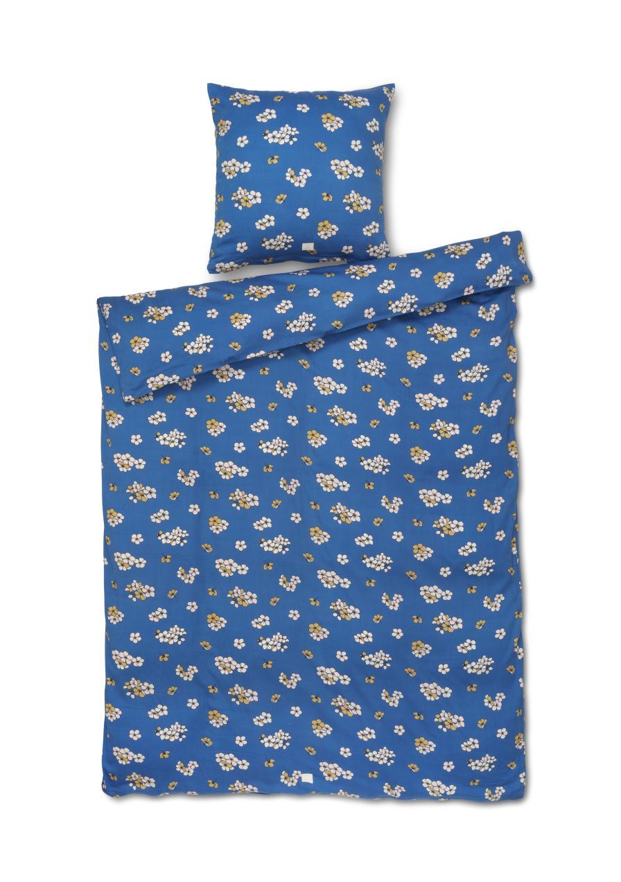 Billede af Juna Grand Pleasantly Sengetøj 140x200 cm - Blå