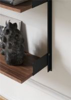 Billede af New Works Wall Shelf 1900 190x83,5 cm - Walnut/Black