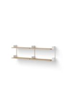 Billede af New Works Chamber Shelf 450 46x163,5 cm - Oak/White
