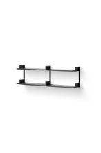 Billede af New Works Chamber Shelf 450 46x163,5 cm - Black Ash/Black