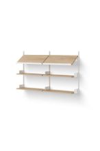 Billede af New Works Office Shelf 900 94x163,5 cm - Oak/White