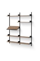 Billede af New Works Living Shelf 1900 190x163,5 cm - Walnut/Black