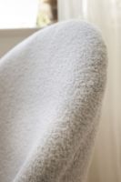 Billede af Warm Nordic Wingman Lounge Chair SH: 42 cm - Baru 0120 Light Stone Grey/Oiled Oak