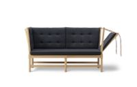 Billede af Fredericia Furniture 1789 2 Pers. Tremmesofa Højre L: 160 cm - Vidar 0182/Sæbebehandlet Eg