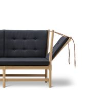 Billede af Fredericia Furniture 1789 2 Pers. Tremmesofa Højre L: 160 cm - Vidar 0182/Sæbebehandlet Eg