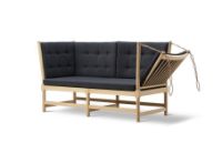 Billede af Fredericia Furniture 1789 2 Pers. Tremmesofa Højre L: 160 cm - Vidar 0182/Sæbebehandlet Eg