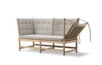 Billede af Fredericia Furniture 1789 2 Pers. Tremmesofa Højre L: 160 cm - Vidar 0222/Sæbebehandlet Eg