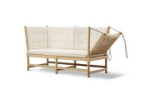 Billede af Fredericia Furniture 1789 2 Pers. Tremmesofa Højre L: 160 cm - Vidar 1511/Sæbebehandlet Eg