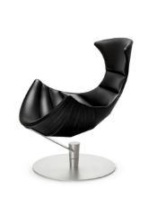 Billede af Bruunmunch The Lobster Chair SH: 39 cm - Black Oak / Chrome