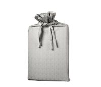 Billede af FDB Møbler R34 Tulipan Sengesæt m. knapper 140x200 cm - Lysegrå