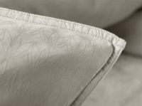 Billede af FDB Møbler R34 Tulipan Sengesæt m. knapper 140x220 cm - Beige