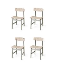 Billede af Mater Conscious Chair BM3162 SH: 46 cm - Grey Beech/Wood Grey SÆT AF 4 KAMPAGNETILBUD