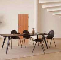 Billede af Mater Eternity Sidechair W Upholstery Seat SH: 46 cm - Re-Wool Grey 198 SÆT AF 4 KAMPAGNETILBUD