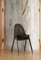 Billede af Mater Eternity Sidechair W Upholstery Seat SH: 46 cm - Re-Wool Grey 198 SÆT AF 4 KAMPAGNETILBUD