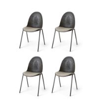 Billede af Mater Eternity Sidechair W Upholstery Seat SH: 46 cm - Re-Wool Beige 218 SÆT AF 4 KAMPAGNETILBUD