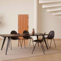 Billede af Mater Eternity Sidechair W Full Front Upholstery SH: 46 cm - Re-Wool Grey 198 SÆT AF 4 KAMPAGNETILBUD