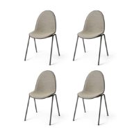 Billede af Mater Eternity Sidechair W Full Front Upholstery SH: 46 cm - Re-Wool Beige 218 SÆT AF 4 KAMPAGNETILBUD