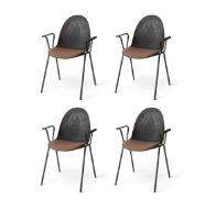 Billede af Mater Eternity Armchair Upholstery Seat SH: 46 cm - Re-Wool Rust 378 SÆT AF 4 KAMPAGNETILBUD