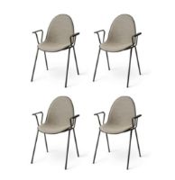 Billede af Mater Eternity Armchair Upholstery Seat SH: 46 cm - Re-Wool Beige 218 SÆT AF 4 KAMPAGNETILBUD