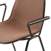 Billede af Mater Eternity Armchair Upholstery Seat SH: 46 cm - Re-Wool Rust 378 SÆT AF 4 KAMPAGNETILBUD