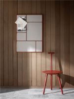 Billede af Please Wait To Be Seated Nouveau Pin H: 89 cm - Canvas/Basque Red