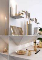 Billede af FROST NOVA2 Bruseskraber m. holder B: 26cm - Poleret Guld