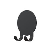 Billede af FROST NOVA2 Bruseskraber krog Ø: 5 cm - Mat Sort