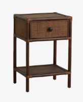 Billede af Nordal HAYES Sidebord/Sengebord 44x35 cm - Brun 