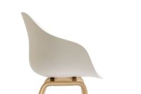 Billede af HAY AAC 222 About A Chair H: 82 cm - Lacquered Oak Veneer/Melange Cream
