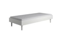 Billede af Kaagaard 380 Sengeramme 90x210 cm - Hvidmalet/Metalben